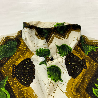 【現状渡し品】【メンズ】 TROPICANA トロピカーナ ALOHA SHIRT MADE IN HONOLULU アロハシャツ 半袖 トップス ボタンダウン ホノルル製 145-260626-ko-14-tei サイズ：不明 カラー：総柄 万代Net店