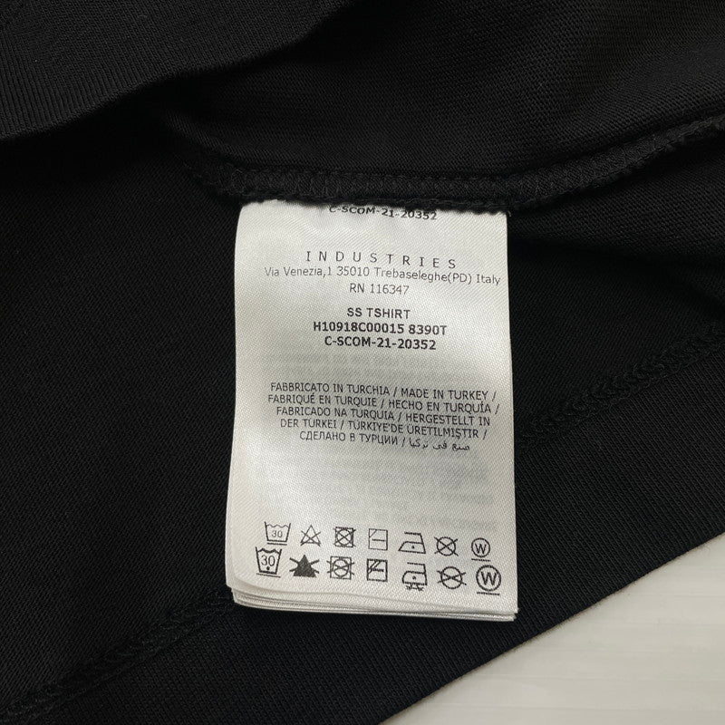 【中古品】【メンズ】 MONCLER モンクレール 22SS STUDS LOGO SS TEE H10918C00015 8390T スタッズ ロゴ ショートスリーブ Tシャツ 半袖 トップス 141-260606-yo-08-tei サイズ：M カラー：ブラック 万代Net店