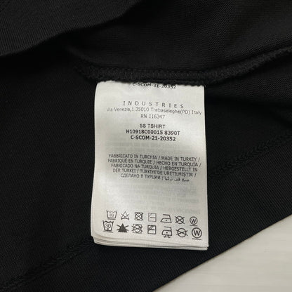 【中古品】【メンズ】 MONCLER モンクレール 22SS STUDS LOGO SS TEE H10918C00015 8390T スタッズ ロゴ ショートスリーブ Tシャツ 半袖 トップス 141-260606-yo-08-tei サイズ：M カラー：ブラック 万代Net店