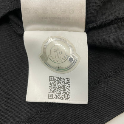 【中古品】【メンズ】 MONCLER モンクレール 22SS STUDS LOGO SS TEE H10918C00015 8390T スタッズ ロゴ ショートスリーブ Tシャツ 半袖 トップス 141-260606-yo-08-tei サイズ：M カラー：ブラック 万代Net店