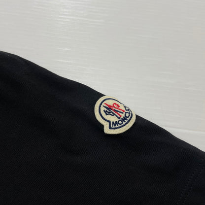 【中古品】【メンズ】 MONCLER モンクレール 22SS STUDS LOGO SS TEE H10918C00015 8390T スタッズ ロゴ ショートスリーブ Tシャツ 半袖 トップス 141-260606-yo-08-tei サイズ：M カラー：ブラック 万代Net店
