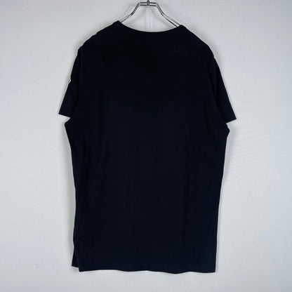 【中古品】【メンズ】 MONCLER モンクレール EMBLEM LOGO PRINT SS TEE F10918C73620 エンブレム ロゴ プリント ショートスリーブ Tシャツ 半袖 トップス 141-260606-yo-06-tei サイズ：L カラー：ブラック 万代Net店