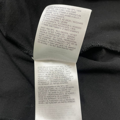 【中古品】【メンズ】 MONCLER モンクレール EMBLEM LOGO PRINT SS TEE F10918C73620 エンブレム ロゴ プリント ショートスリーブ Tシャツ 半袖 トップス 141-260606-yo-06-tei サイズ：L カラー：ブラック 万代Net店
