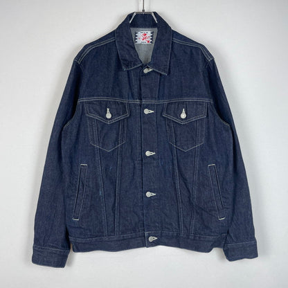 【中古品】【メンズ】 SON OF THE CHEESE サノバチーズ 24SS DENIM JKT SC2410-JK01 デニムジャケット ライトアウター Gジャン 142-260606-yo-02-tei サイズ：M カラー：インディゴ(ネイビー) 万代Net店