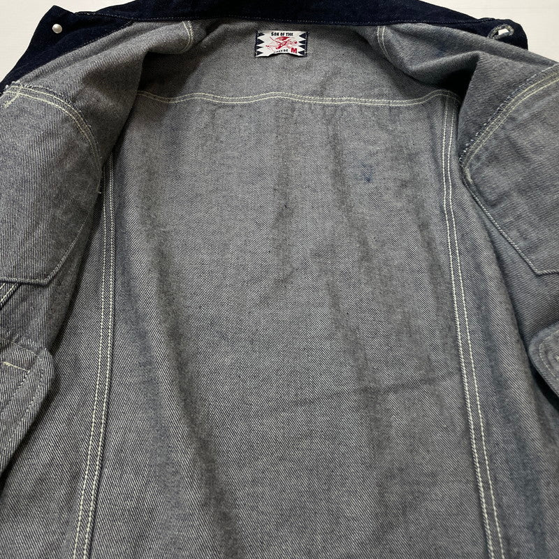 【中古品】【メンズ】 SON OF THE CHEESE サノバチーズ 24SS DENIM JKT SC2410-JK01 デニムジャケット ライトアウター Gジャン 142-260606-yo-02-tei サイズ：M カラー：インディゴ(ネイビー) 万代Net店