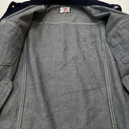 【中古品】【メンズ】 SON OF THE CHEESE サノバチーズ 24SS DENIM JKT SC2410-JK01 デニムジャケット ライトアウター Gジャン 142-260606-yo-02-tei サイズ：M カラー：インディゴ(ネイビー) 万代Net店