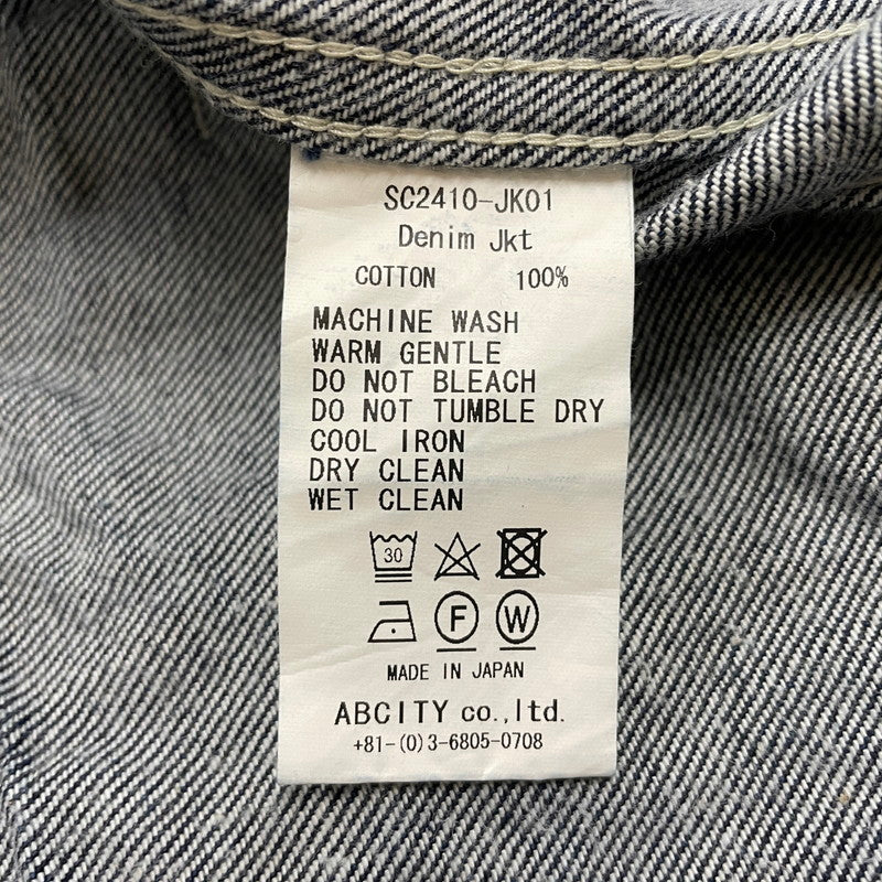 【中古品】【メンズ】 SON OF THE CHEESE サノバチーズ 24SS DENIM JKT SC2410-JK01 デニムジャケット ライトアウター Gジャン 142-260606-yo-02-tei サイズ：M カラー：インディゴ(ネイビー) 万代Net店