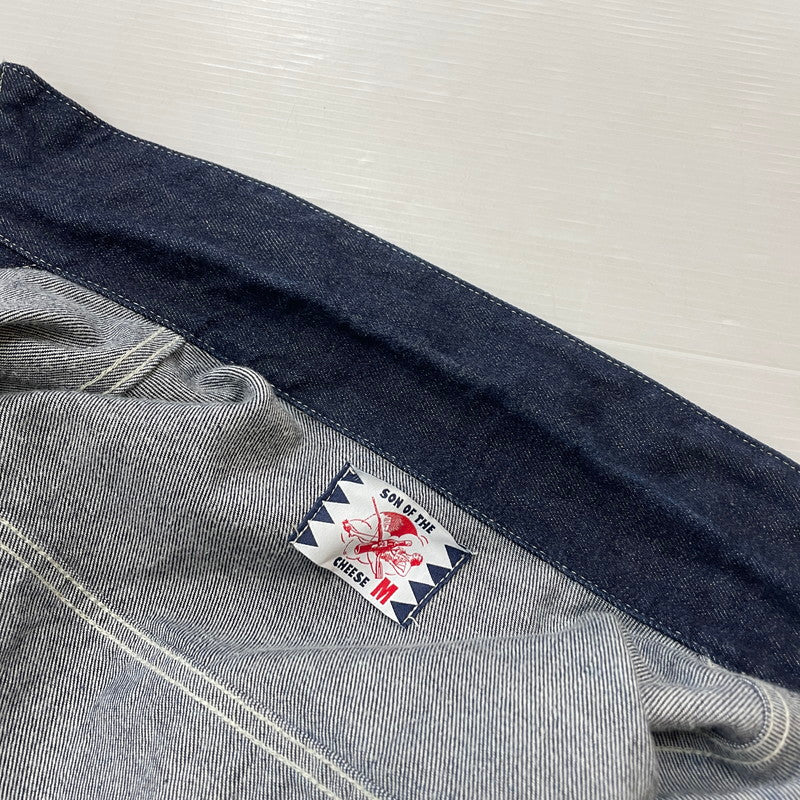 【中古品】【メンズ】 SON OF THE CHEESE サノバチーズ 24SS DENIM JKT SC2410-JK01 デニムジャケット ライトアウター Gジャン 142-260606-yo-02-tei サイズ：M カラー：インディゴ(ネイビー) 万代Net店