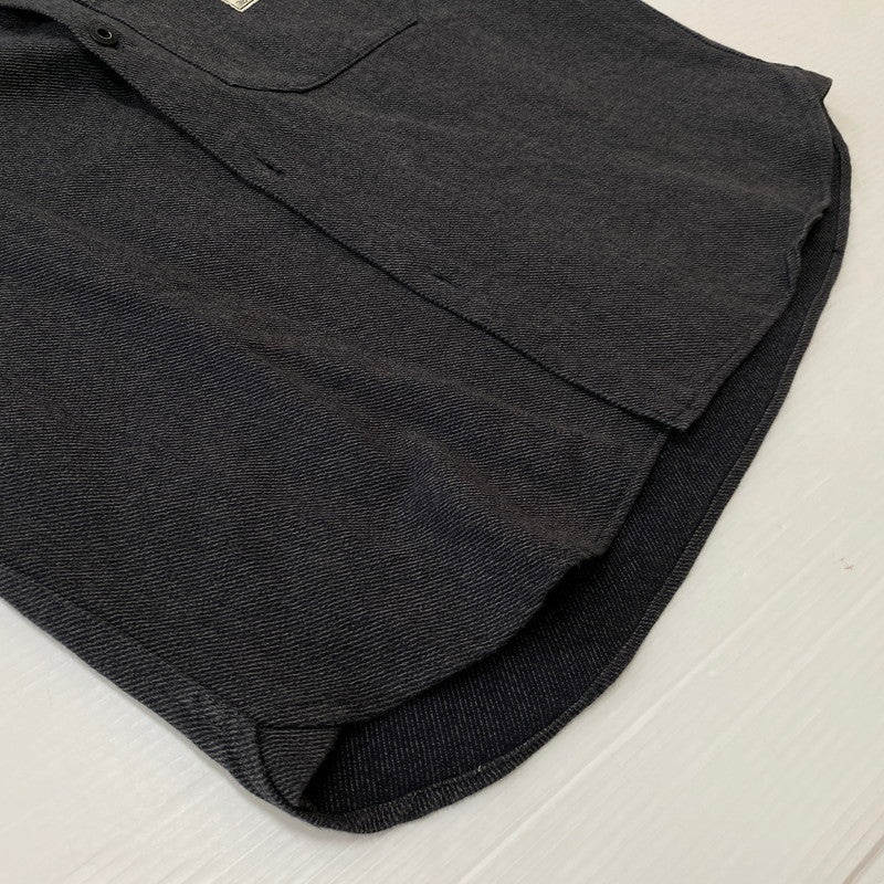 【中古品】【メンズ】 GANGSTERVILLE ギャングスタービル EMBROIDERED L/S SHIRT 刺繍 ロングスリーブ シャツ 長袖トップス 145-260716-ss-07-tei サイズ：S カラー：ブラック系 万代Net店