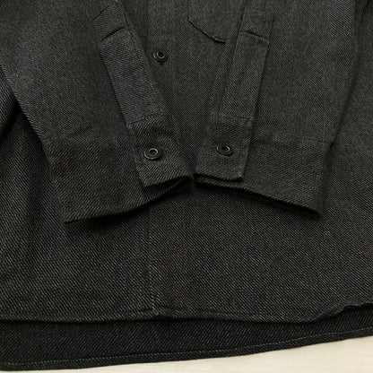 【中古品】【メンズ】 GANGSTERVILLE ギャングスタービル EMBROIDERED L/S SHIRT 刺繍 ロングスリーブ シャツ 長袖トップス 145-260716-ss-07-tei サイズ：S カラー：ブラック系 万代Net店