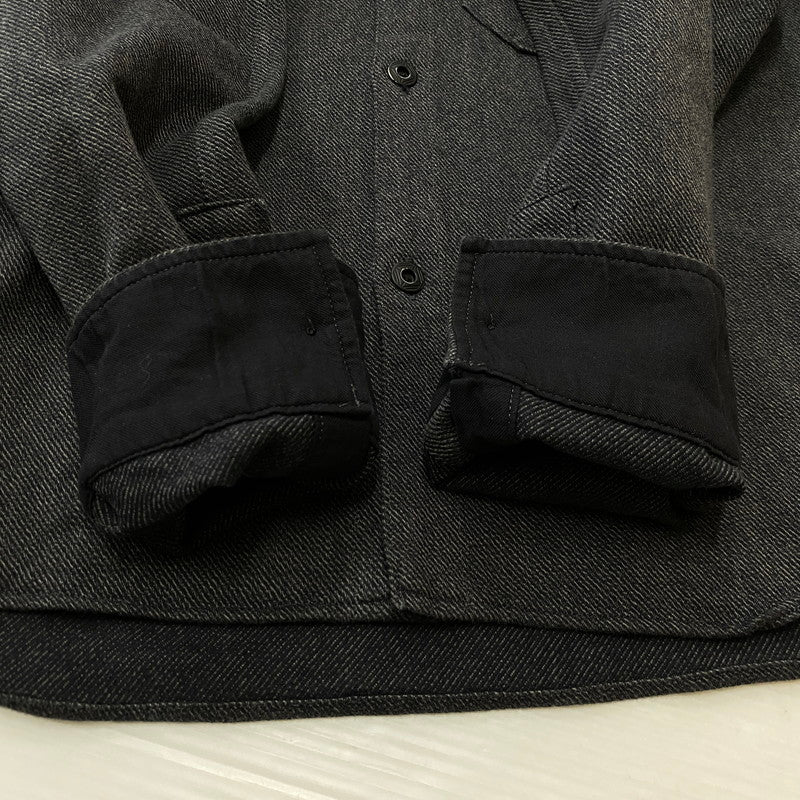 【中古品】【メンズ】 GANGSTERVILLE ギャングスタービル EMBROIDERED L/S SHIRT 刺繍 ロングスリーブ シャツ 長袖トップス 145-260716-ss-07-tei サイズ：S カラー：ブラック系 万代Net店