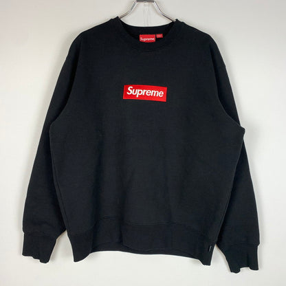 【中古品】【メンズ】 Supreme シュプリーム BOX LOGO CREWNECK ボックス ロゴ クルーネック トップス トレーナー 149-260610-ko-16-tei サイズ：M カラー：ブラック 万代Net店