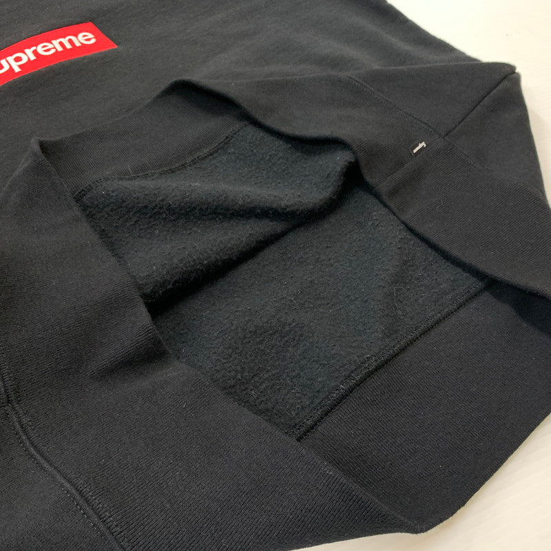 【中古品】【メンズ】 Supreme シュプリーム BOX LOGO CREWNECK ボックス ロゴ クルーネック トップス トレーナー 149-260610-ko-16-tei サイズ：M カラー：ブラック 万代Net店