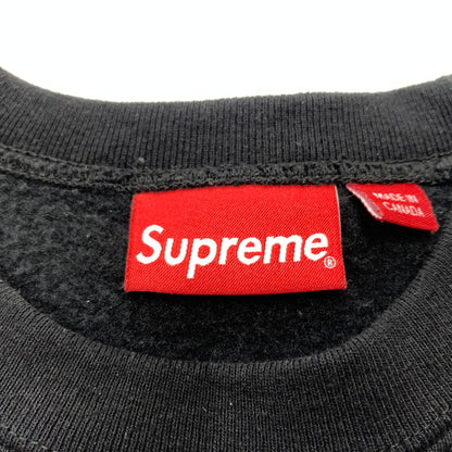 【中古品】【メンズ】 Supreme シュプリーム BOX LOGO CREWNECK ボックス ロゴ クルーネック トップス トレーナー 149-260610-ko-16-tei サイズ：M カラー：ブラック 万代Net店