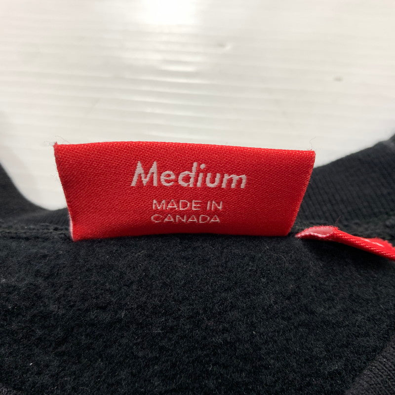 【中古品】【メンズ】 Supreme シュプリーム BOX LOGO CREWNECK ボックス ロゴ クルーネック トップス トレーナー 149-260610-ko-16-tei サイズ：M カラー：ブラック 万代Net店