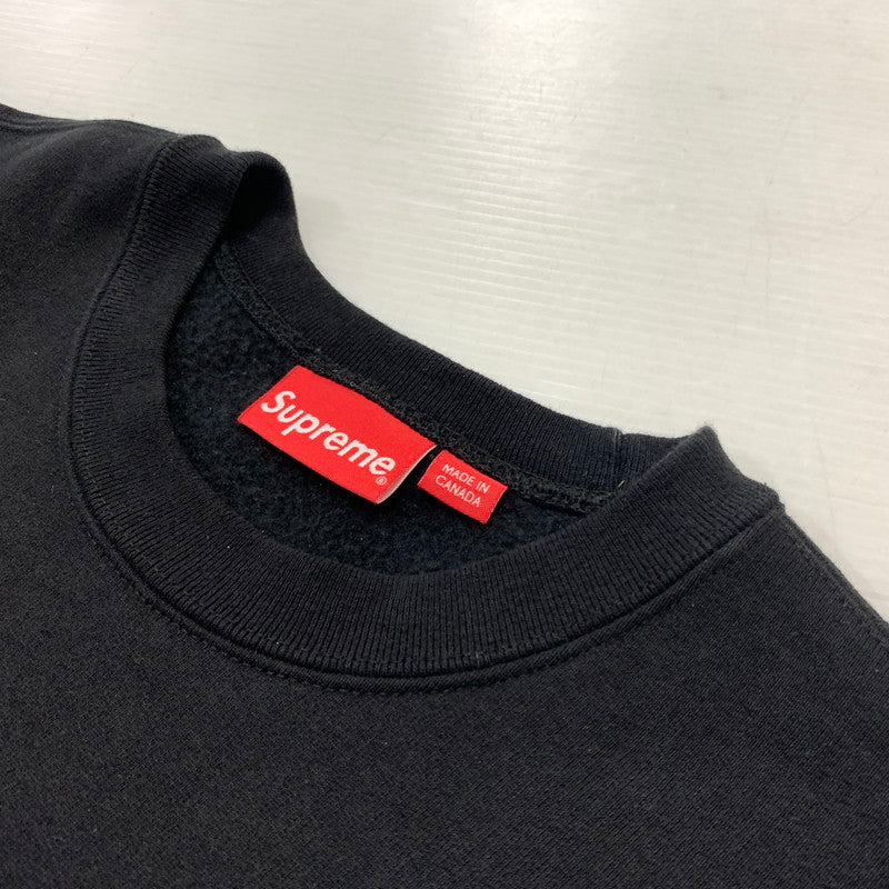【中古品】【メンズ】 Supreme シュプリーム BOX LOGO CREWNECK ボックス ロゴ クルーネック トップス トレーナー 149-260610-ko-16-tei サイズ：M カラー：ブラック 万代Net店