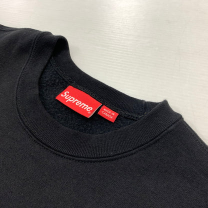 【中古品】【メンズ】 Supreme シュプリーム BOX LOGO CREWNECK ボックス ロゴ クルーネック トップス トレーナー 149-260610-ko-16-tei サイズ：M カラー：ブラック 万代Net店