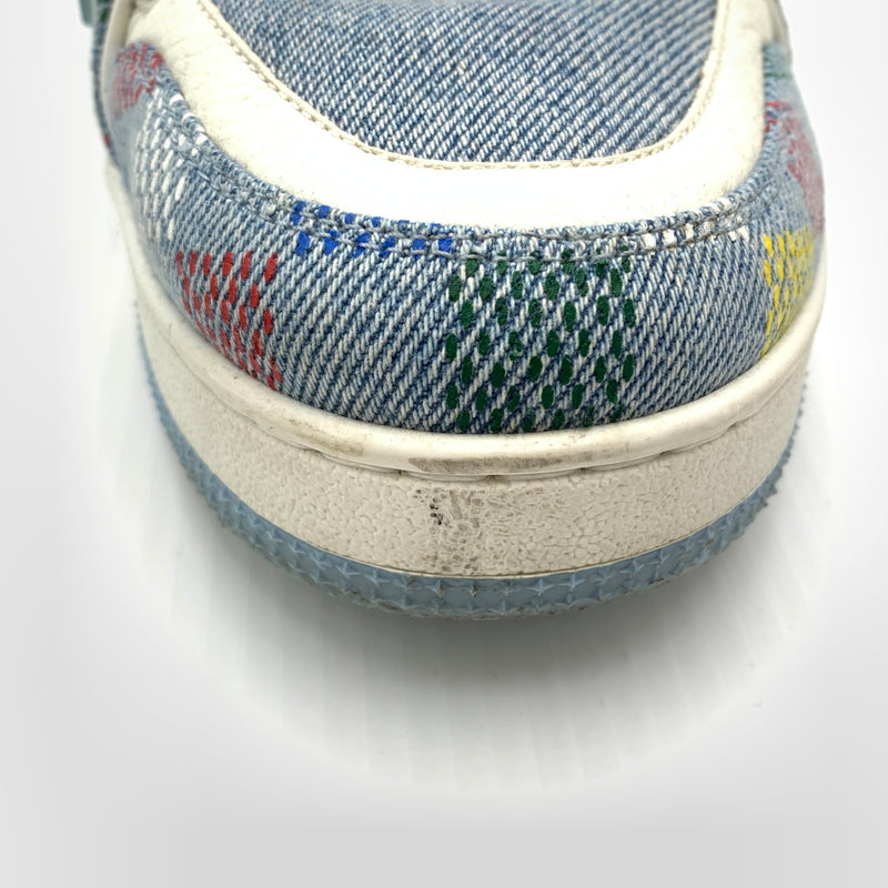 【中古品】【メンズ】 LOUIS VUITTON ルイ・ヴィトン LV トレイナーデニムスニーカー 靴 シューズ 179-260724-ko-11-tei サイズ：7.5 カラー：インディゴ 万代Net店