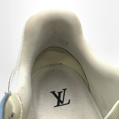 【中古品】【メンズ】 LOUIS VUITTON ルイ・ヴィトン LV トレイナーデニムスニーカー 靴 シューズ 179-260724-ko-11-tei サイズ：7.5 カラー：インディゴ 万代Net店