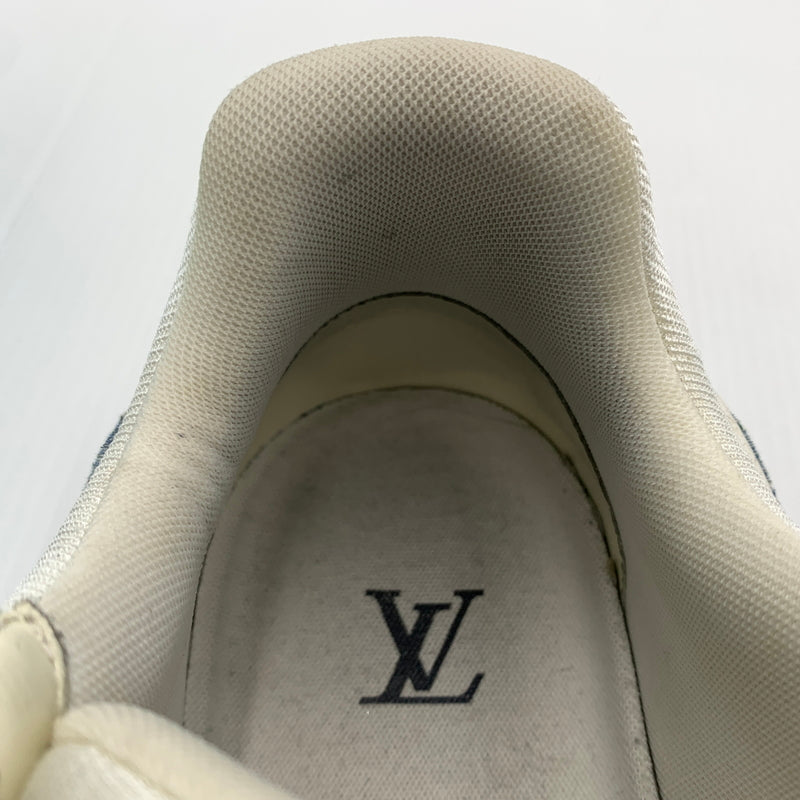 【中古品】【メンズ】 LOUIS VUITTON ルイ・ヴィトン LV トレイナーデニムスニーカー 靴 シューズ 179-260724-ko-11-tei サイズ：7.5 カラー：インディゴ 万代Net店