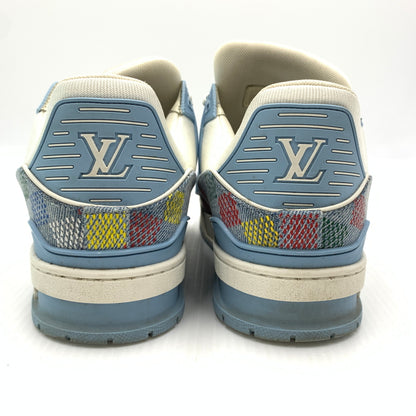 【中古品】【メンズ】 LOUIS VUITTON ルイ・ヴィトン LV トレイナーデニムスニーカー 靴 シューズ 179-260724-ko-11-tei サイズ：7.5 カラー：インディゴ 万代Net店