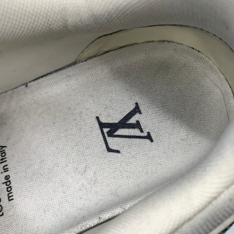 【中古品】【メンズ】 LOUIS VUITTON ルイ・ヴィトン LV トレイナーデニムスニーカー 靴 シューズ 179-260724-ko-11-tei サイズ：7.5 カラー：インディゴ 万代Net店