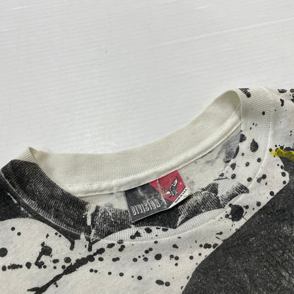 【中古品】【メンズ】 DIVISION ディビジョン 80's BATMAN SS TEE VINTAGE 80年代 バットマン ショートスリーブ Tシャツ 半袖 トップス ヴィンテージ 145-260606-yo-04-tei サイズ：L カラー：ホワイト 万代Net店