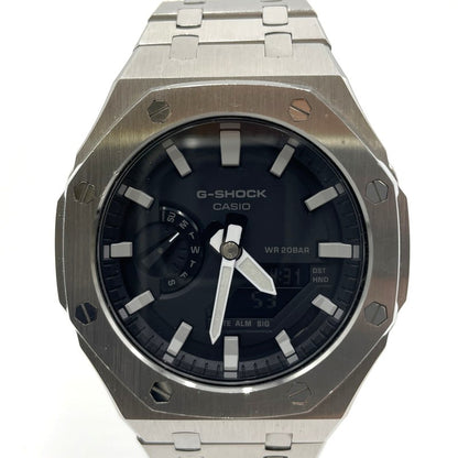 【中古品】【メンズ】 CASIO カシオ G-SHOCK CUSTOM GA-2100-1RJF ジーショック カスタム 腕時計 時計 196-260609-yo-04-tei カラー：シルバー 万代Net店