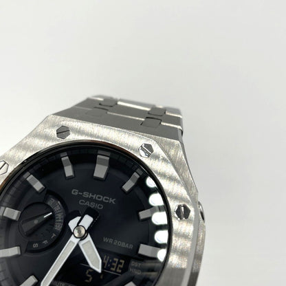 【中古品】【メンズ】 CASIO カシオ G-SHOCK CUSTOM GA-2100-1RJF ジーショック カスタム 腕時計 時計 196-260609-yo-04-tei カラー：シルバー 万代Net店