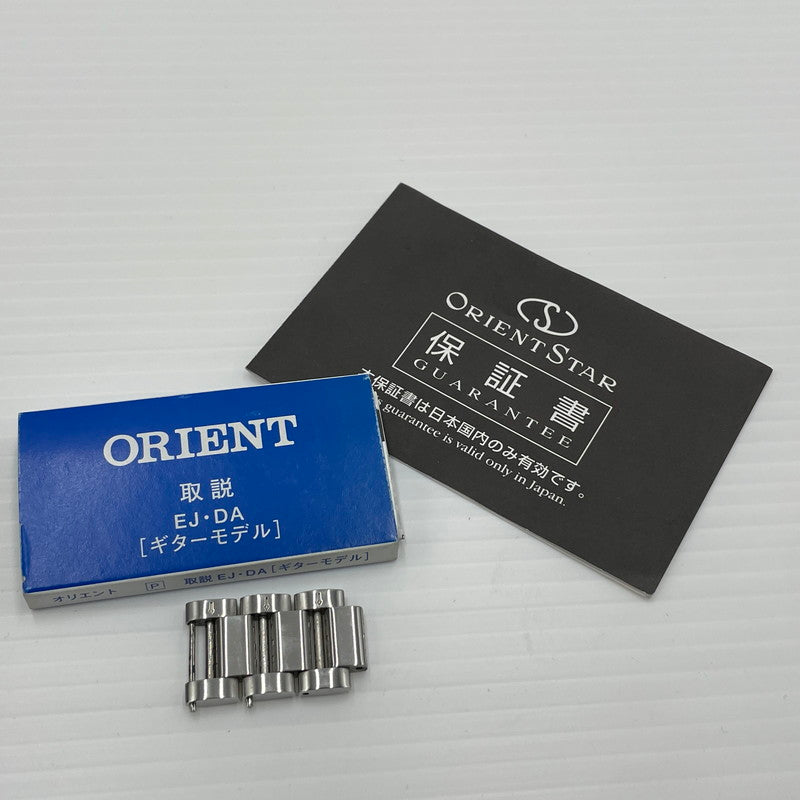 【中古品】【メンズ】 ORIENT STAR オリエントスター RETRO-FUTURE GUITAR WZ0191DA レトロフューチャー ギター モデル 自動巻腕時計 時計 197-260609-yo-05-tei カラー：シルバー 万代Net店