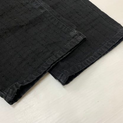 【中古品】【メンズ】 STUSSY ステューシー BIGOL JEAN CANVAS NEEDLE PUNCH 116673 キャンバス ニードル パンチ パンツ ボトムス 153-260607-ko-12-tei サイズ：28 カラー：ブラック 万代Net店
