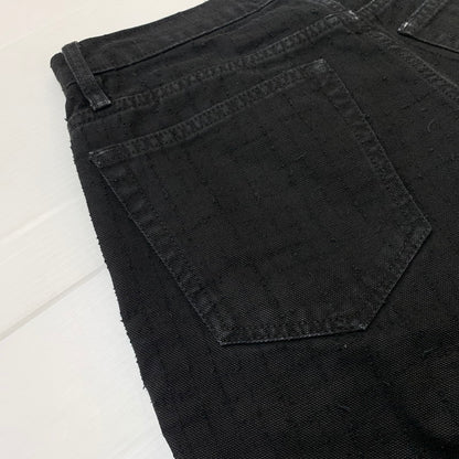 【中古品】【メンズ】 STUSSY ステューシー BIGOL JEAN CANVAS NEEDLE PUNCH 116673 キャンバス ニードル パンチ パンツ ボトムス 153-260607-ko-12-tei サイズ：28 カラー：ブラック 万代Net店