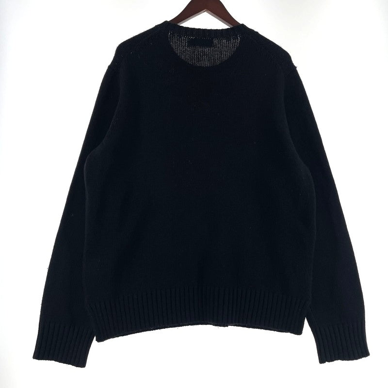 【中古品】【メンズ】 POLO RALPH LAUREN ポロ・ラルフローレン BLACK SWEATER WITH POLO BEAR ブラック セーター ウィズ ポロベア 長袖 トップス ニット 147-260609-yo-09-tei サイズ：XL カラー：ブラック 万代Net店
