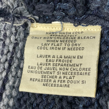【中古品】【メンズ】 DENIM&SUPPLY デニムアンドサプライ AMERICAN FLAG SHAWL COLLAR CARDIGAN 星条旗 ショールカラー カーディガン トップス 147-260706-sa-12-tei サイズ：S カラー：ネイビー 万代Net店