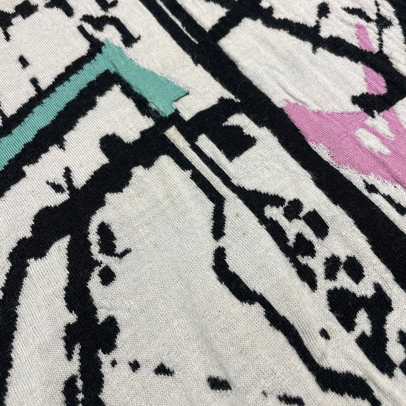 【中古品】【メンズ】 FENDI フェンディ 22SS PRINTED LONG SLEEVE KNIT SWEATER FZX038 プリント ロングスリーブ ニットセーター 長袖 トップス 141-260609-yo-08-tei サイズ：48 カラー：ホワイト 万代Net店