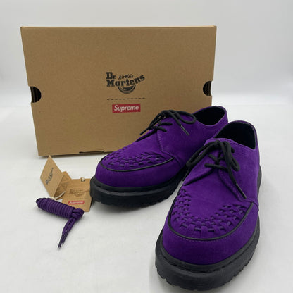 【中古品】【メンズ】 SUPREME シュプリーム × DR.MARTENS ドクターマーチン 別注 コラボ 23FW RAMSEY CREEPER "PURPLE" ラムジークリーパー "パープル" シューズ 靴 149-260609-yo-01-tei サイズ：27cm カラー：パープル 万代Net店