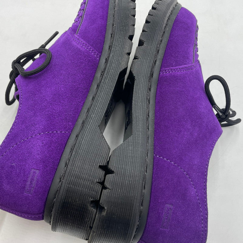 【中古品】【メンズ】 SUPREME シュプリーム × DR.MARTENS ドクターマーチン 別注 コラボ 23FW RAMSEY CREEPER "PURPLE" ラムジークリーパー "パープル" シューズ 靴 149-260609-yo-01-tei サイズ：27cm カラー：パープル 万代Net店
