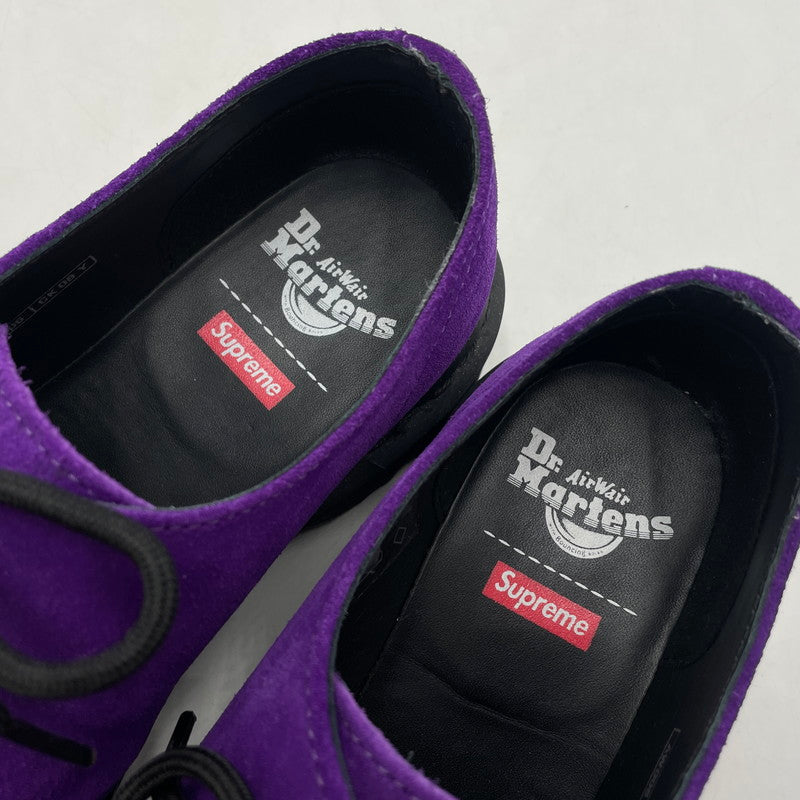 【中古品】【メンズ】 SUPREME シュプリーム × DR.MARTENS ドクターマーチン 別注 コラボ 23FW RAMSEY CREEPER "PURPLE" ラムジークリーパー "パープル" シューズ 靴 149-260609-yo-01-tei サイズ：27cm カラー：パープル 万代Net店