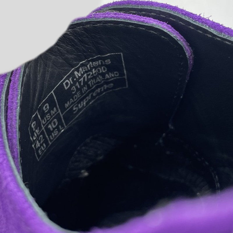 【中古品】【メンズ】 SUPREME シュプリーム × DR.MARTENS ドクターマーチン 別注 コラボ 23FW RAMSEY CREEPER "PURPLE" ラムジークリーパー "パープル" シューズ 靴 149-260609-yo-01-tei サイズ：27cm カラー：パープル 万代Net店