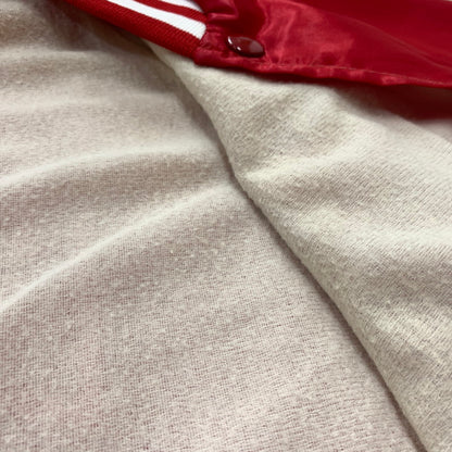 【現状渡し品】【メンズ】 product プロダクト SNAP BOMBER JACKET BUDWEISER スナップ ボンバージャケット バドワイザー ライトアウター スタジャン 145-260610-ko-12-tei サイズ：不明 カラー：レッド 万代Net店
