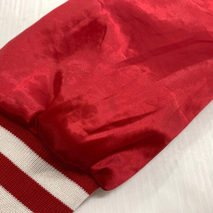 【現状渡し品】【メンズ】 product プロダクト SNAP BOMBER JACKET BUDWEISER スナップ ボンバージャケット バドワイザー ライトアウター スタジャン 145-260610-ko-12-tei サイズ：不明 カラー：レッド 万代Net店