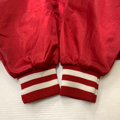 【現状渡し品】【メンズ】 product プロダクト SNAP BOMBER JACKET BUDWEISER スナップ ボンバージャケット バドワイザー ライトアウター スタジャン 145-260610-ko-12-tei サイズ：不明 カラー：レッド 万代Net店