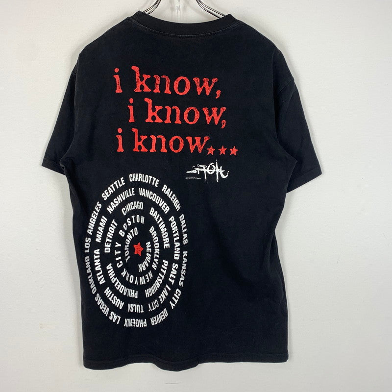 【中古品】【メンズ】 TOUR ツアー TRAVIS SCOTT THRILLER S/S TEE トラヴィス スコット スリラー ショートスリーブ Tシャツ 半袖 トップス 142-260607-ko-02-tei サイズ：L カラー：ブラック 万代Net店