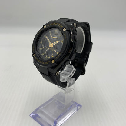 【中古品】【メンズ】 CASIO カシオ G-STEEL MID SIZE SERIES ANALOG-DIGITAL G-SHOCK GST-W300GL-1AJF Gスチール ミッドサイズシリーズ アナログデジタル ジーショック 腕時計 ソーラー 196-260814-yo-15-tei カラー：ブラック 万代Net店