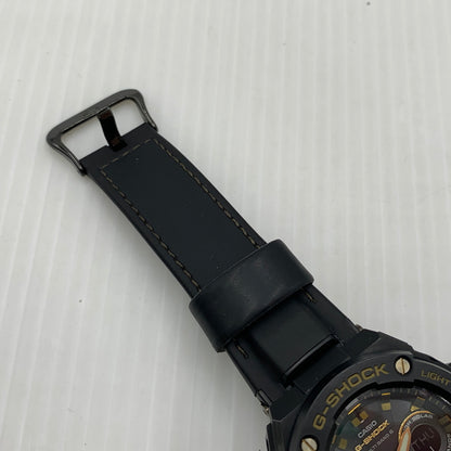 【中古品】【メンズ】 CASIO カシオ G-STEEL MID SIZE SERIES ANALOG-DIGITAL G-SHOCK GST-W300GL-1AJF Gスチール ミッドサイズシリーズ アナログデジタル ジーショック 腕時計 ソーラー 196-260814-yo-15-tei カラー：ブラック 万代Net店