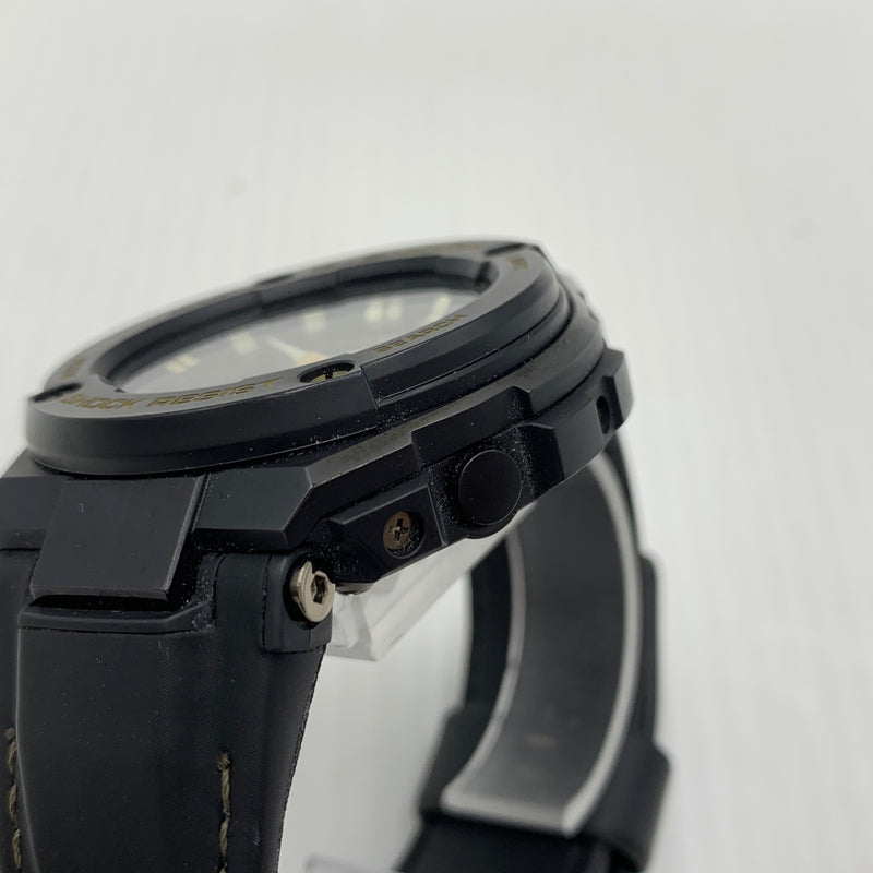 【中古品】【メンズ】 CASIO カシオ G-STEEL MID SIZE SERIES ANALOG-DIGITAL G-SHOCK GST-W300GL-1AJF Gスチール ミッドサイズシリーズ アナログデジタル ジーショック 腕時計 ソーラー 196-260814-yo-15-tei カラー：ブラック 万代Net店