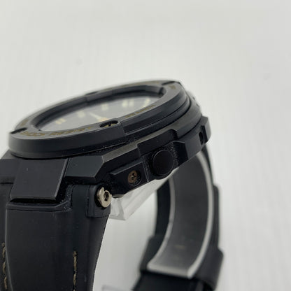 【中古品】【メンズ】 CASIO カシオ G-STEEL MID SIZE SERIES ANALOG-DIGITAL G-SHOCK GST-W300GL-1AJF Gスチール ミッドサイズシリーズ アナログデジタル ジーショック 腕時計 ソーラー 196-260814-yo-15-tei カラー：ブラック 万代Net店