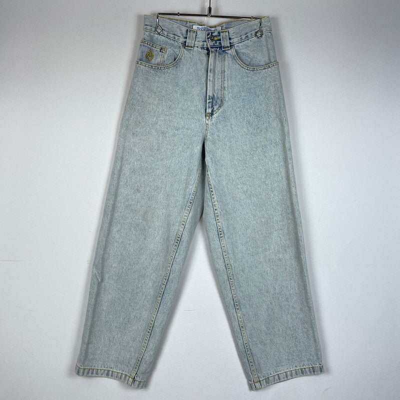 【中古品】【メンズ】 POLAR SKATE CO. ポーラー スケート カンパニー BIG BOY DENIM PANTS ビッグボーイ デニムパンツ ボトムス ジーンズ 153-260623-yo-13-tei サイズ：XXS カラー：ライトブルー 万代Net店