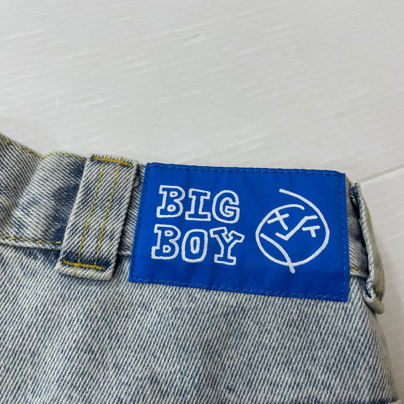【中古品】【メンズ】 POLAR SKATE CO. ポーラー スケート カンパニー BIG BOY DENIM PANTS ビッグボーイ デニムパンツ ボトムス ジーンズ 153-260623-yo-13-tei サイズ：XXS カラー：ライトブルー 万代Net店