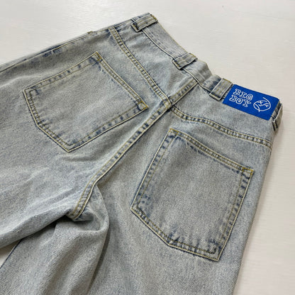 【中古品】【メンズ】 POLAR SKATE CO. ポーラー スケート カンパニー BIG BOY DENIM PANTS ビッグボーイ デニムパンツ ボトムス ジーンズ 153-260623-yo-13-tei サイズ：XXS カラー：ライトブルー 万代Net店